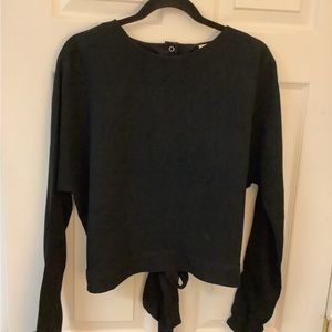 Wilfred tie back blouse crepe material small